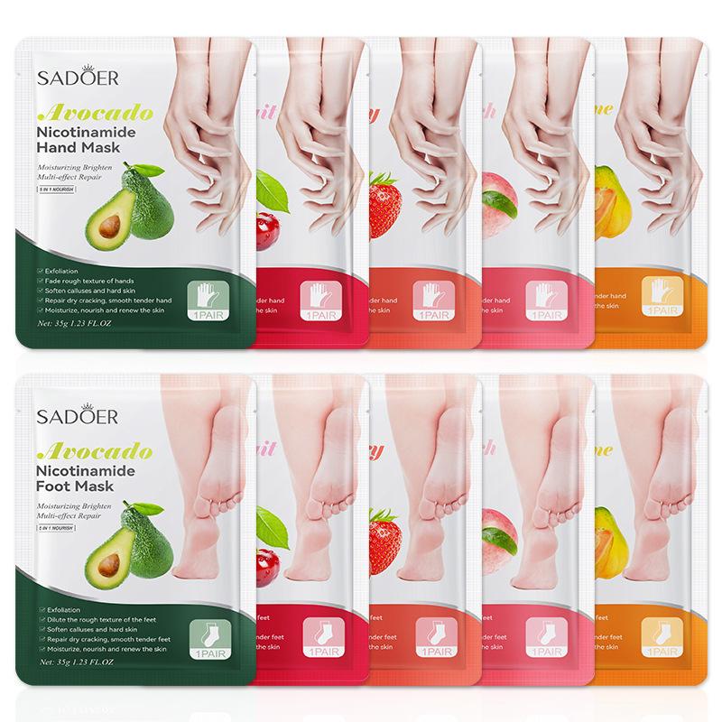 Skincare Exfoliating - 1 paio di maschere per i