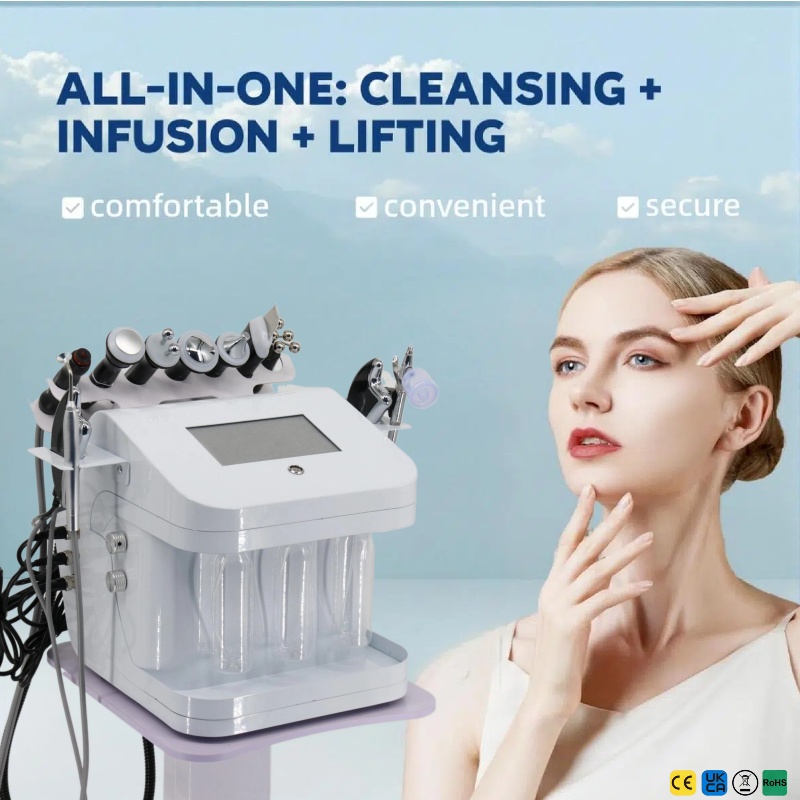 Skincare Exfoliating - Macchina per Dermoabrasione Facciale 10-in-1, Dispositivo
