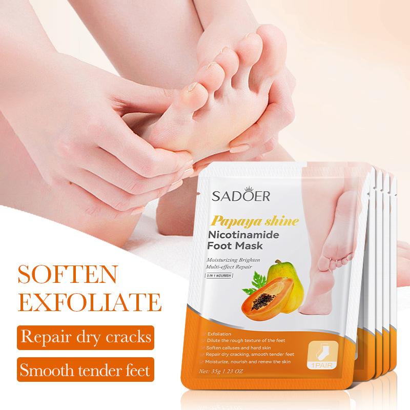 1 paio di maschere per i piedi - Skincare Exfoliating recensione e prezzo